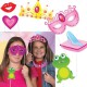 Photocall de fiesta de princesas (10 piezas)
