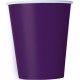 Vasos de color violeta oscuro