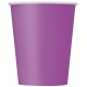 Vasos de color violeta
