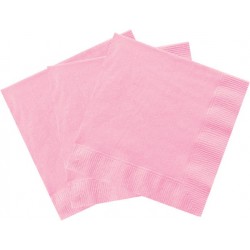 Servilletas de color rosa claro