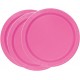 Platos de color rosa fuerte