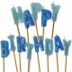 Velas azules Happy Birthday