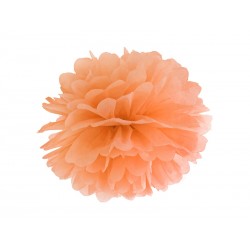 Pompón de color naranja claro (35 cm)