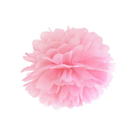 Pompón de color rosa claro (35 cm)