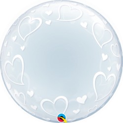 Globo Bubble de Corazones con estilo